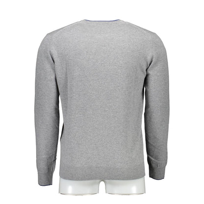Harmont & Blaine Grey Wool Men's Sweater