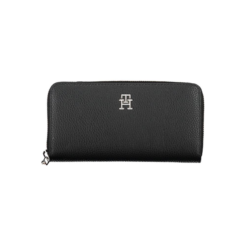 Tommy Hilfiger Black Faux Leather Women's Wallet