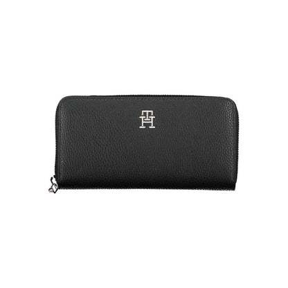 Tommy Hilfiger Black Faux Leather Women's Wallet