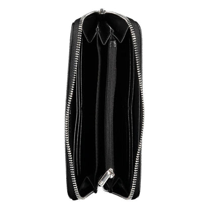 Tommy Hilfiger Black Faux Leather Women's Wallet