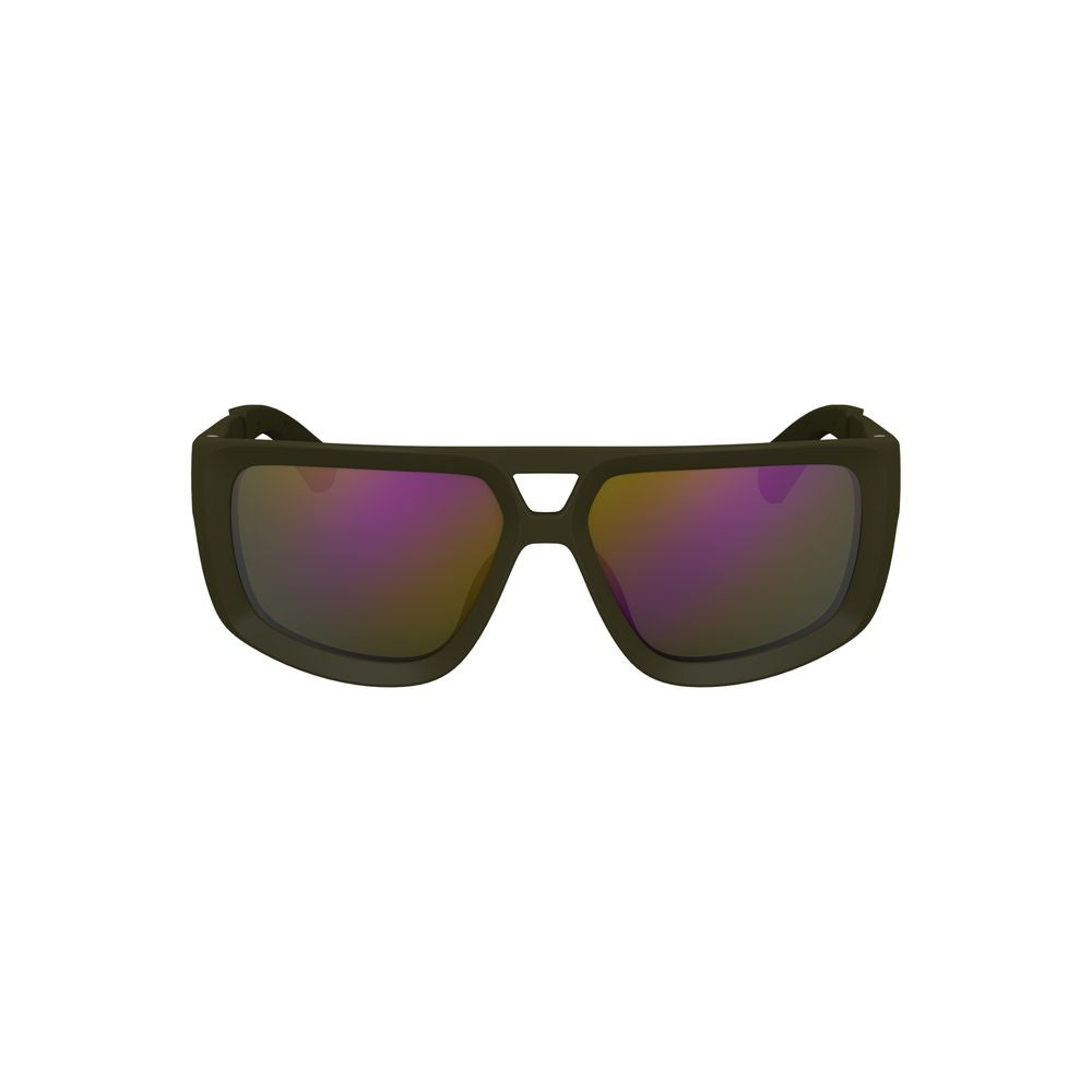 Calvin Klein Men's Square Sunglasses – Green Lenses, 60mm