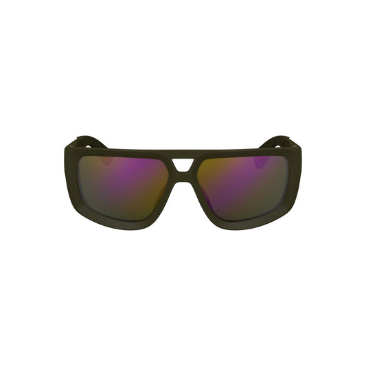 Calvin Klein Men's Square Sunglasses – Green Lenses, 60mm