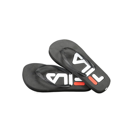 Fila Black Polyethylene Sandal – Troy Wedge Flip Flops