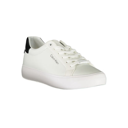 Calvin Klein White Polyester Sneakers