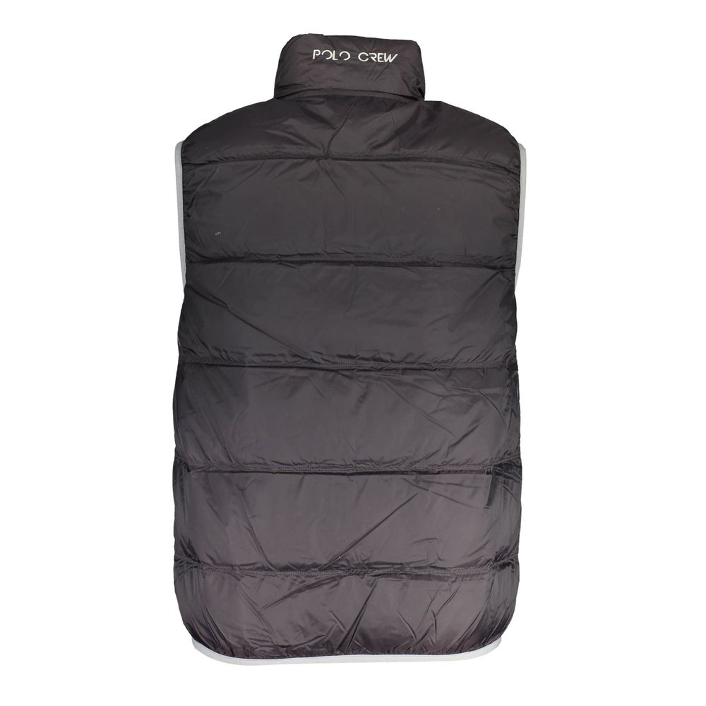 La Martina Black Padded Gilet Jacket