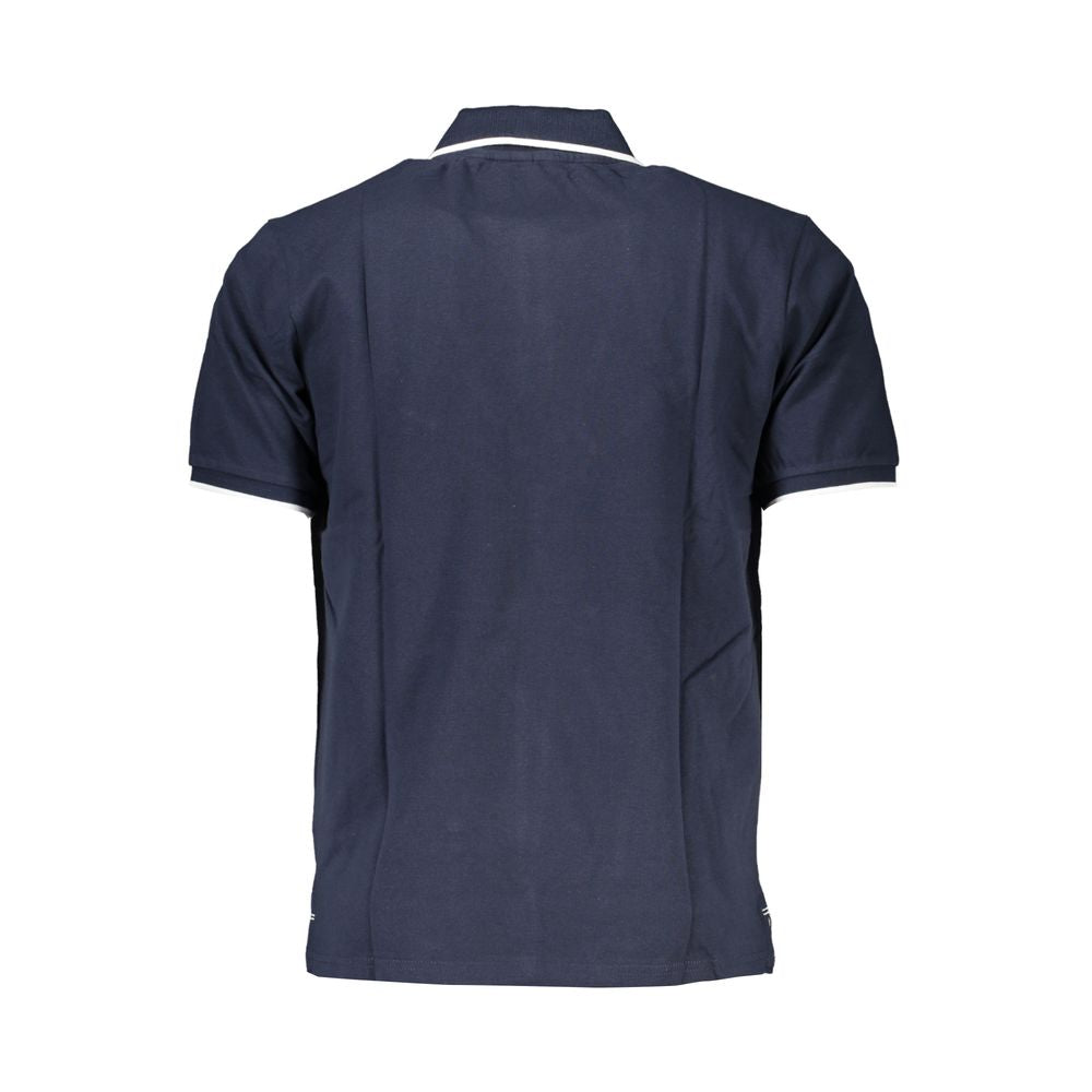 North Sails Blue Cotton Polo Shirt - Effortless Style Meets Functionality