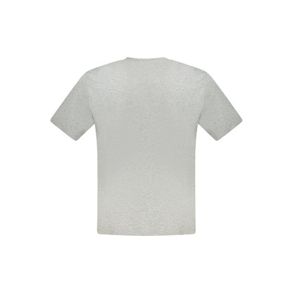 North Sails Grey Cotton Men T-Shirt