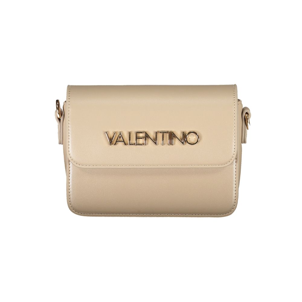 Mario Valentino Beige Faux Leather Handbag