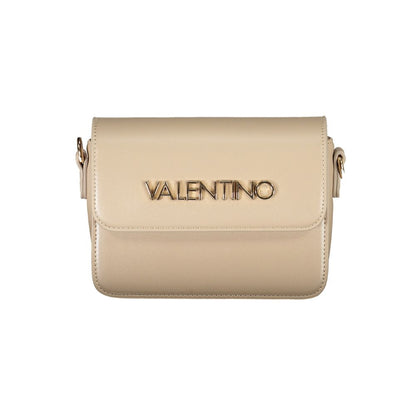Mario Valentino Beige Faux Leather Handbag