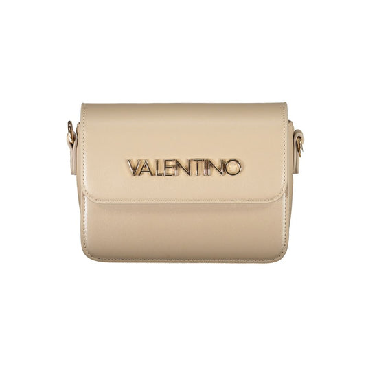 Mario Valentino Beige Faux Leather Handbag