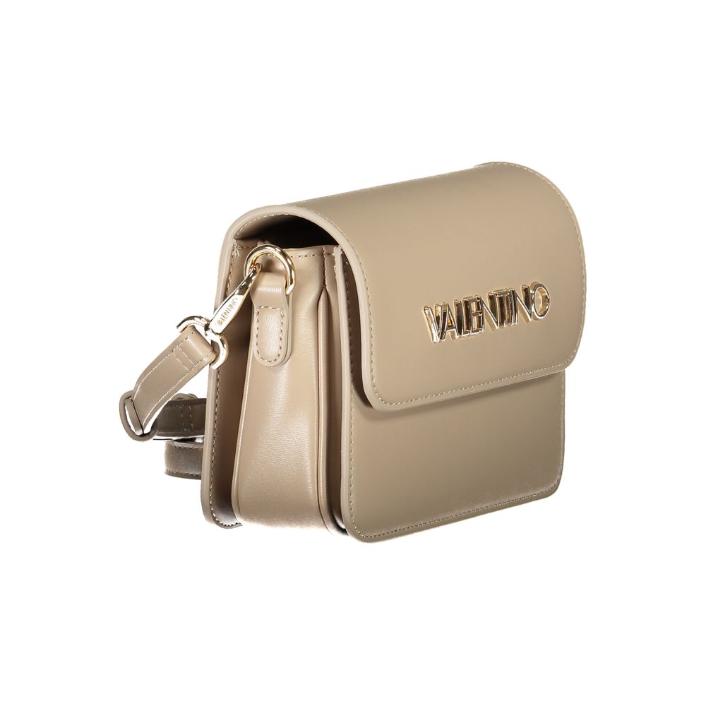 Mario Valentino Beige Faux Leather Handbag