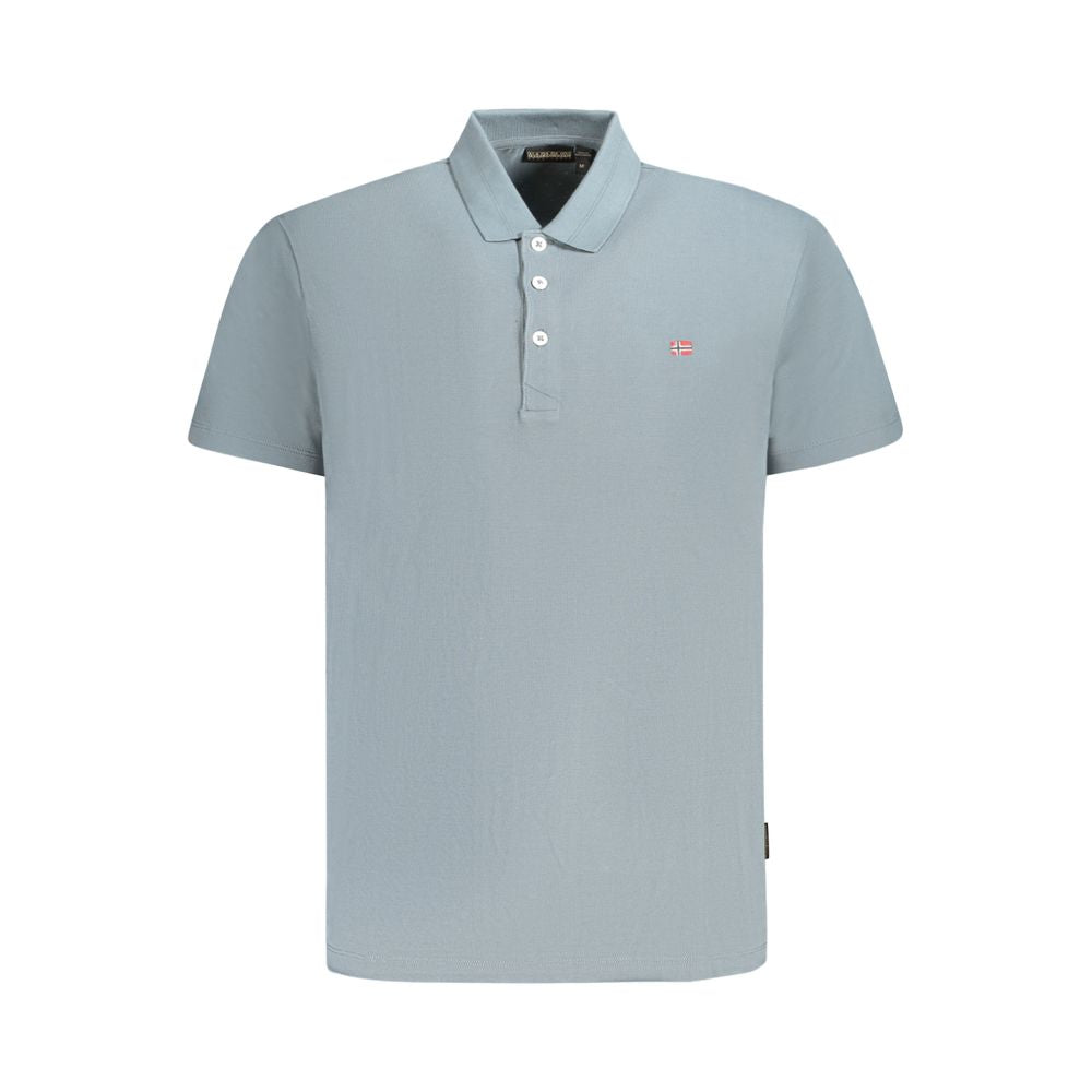 Napapijri Grigio Cotton Mens Polo