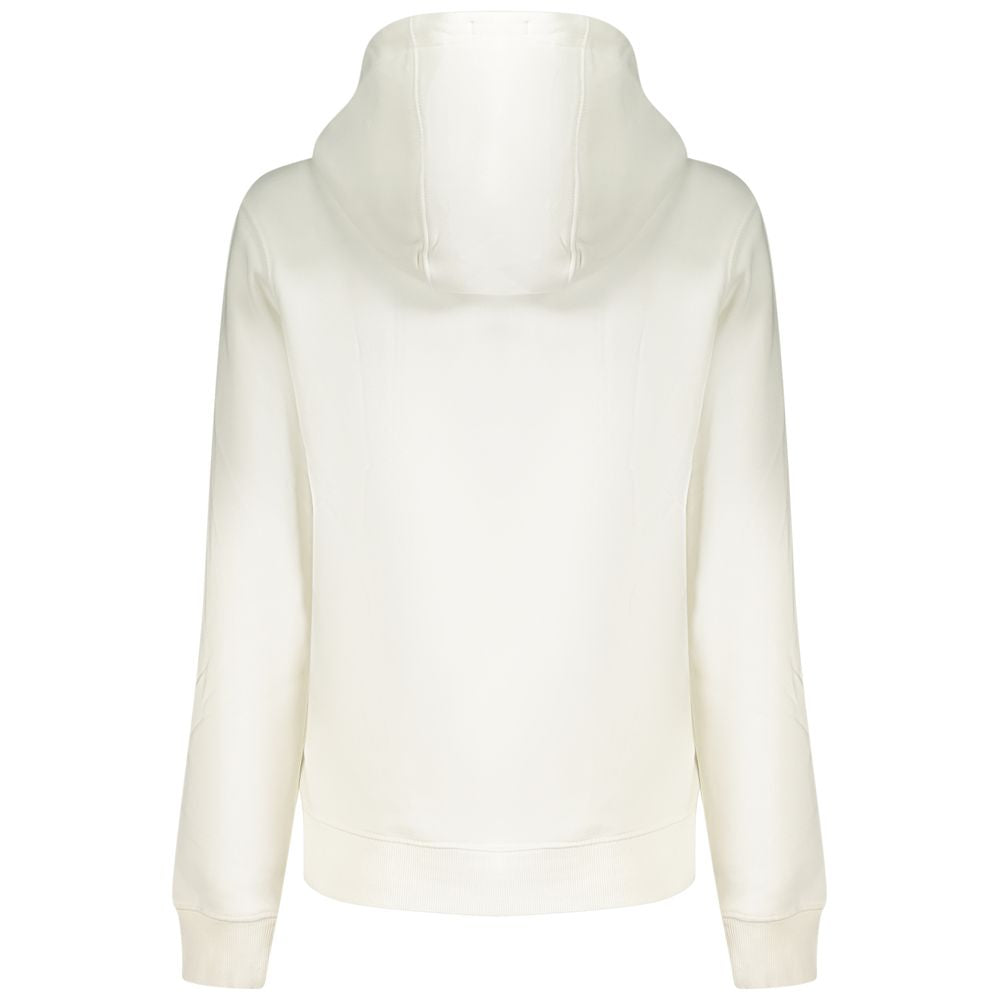 Tommy Hilfiger White Cotton Women's Hooded Sweatshirt