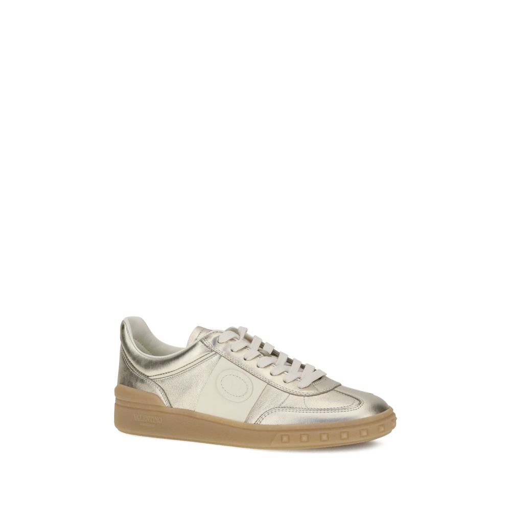 Valentino Garavani Laminated Leather Upvillage Sneakers