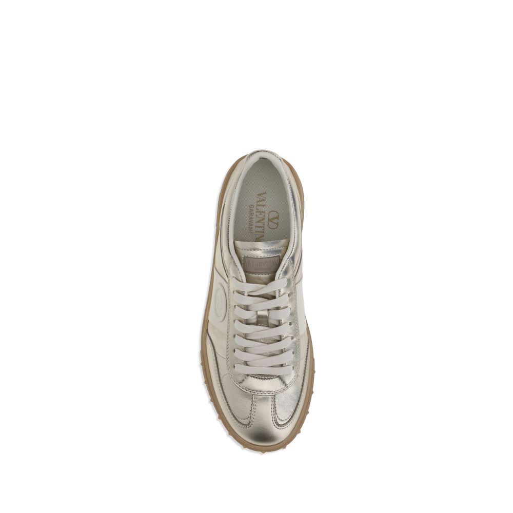 Valentino Garavani Laminated Leather Upvillage Sneakers