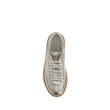 Valentino Garavani Laminated Leather Upvillage Sneakers