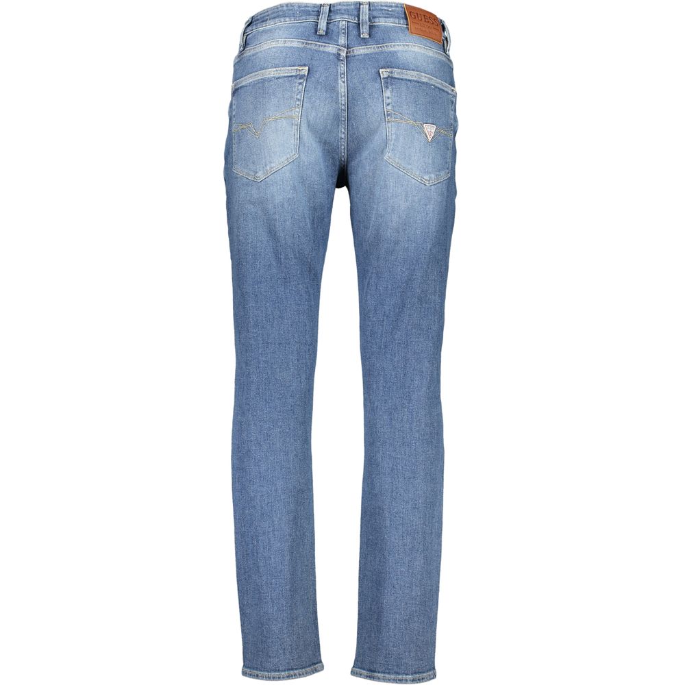 Guess Jeans Blue Cotton Jeans - Reborn Denim Slim Fit
