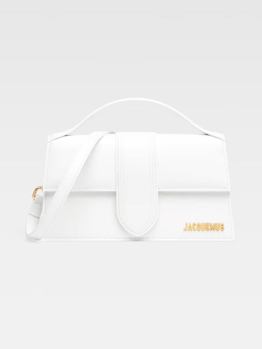 Jacquemus Le Grand Bambino White Bag - Timeless Elegance Redefined