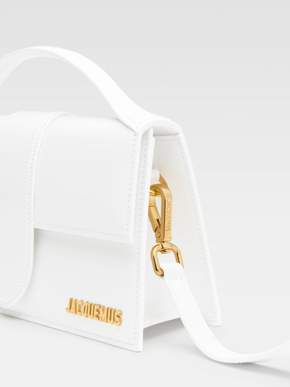 Jacquemus Le Grand Bambino White Bag - Timeless Elegance Redefined