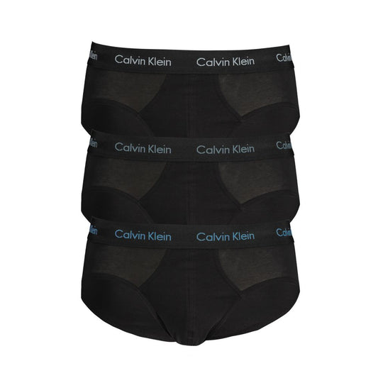Calvin Klein Black Cotton Tri-Pack Briefs
