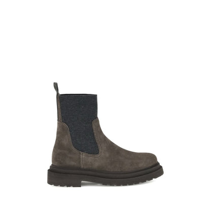 Brunello Cucinelli Suede Ankle Boots - Luxurious Comfort Redefined