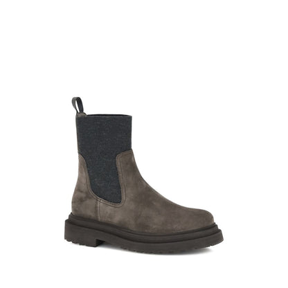 Brunello Cucinelli Suede Ankle Boots - Luxurious Comfort Redefined