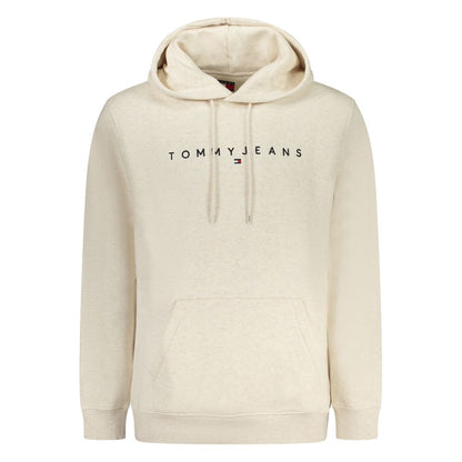 Tommy Hilfiger Beige Cotton Hooded Sweatshirt for Men