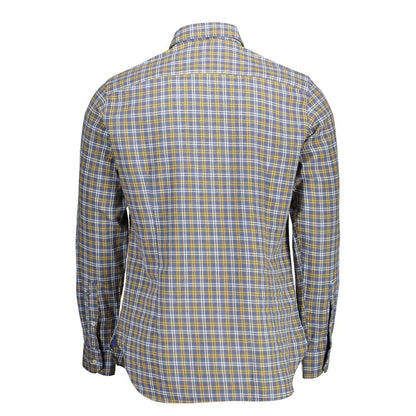 U.S. Polo Assn. Blue Cotton Men Shirt