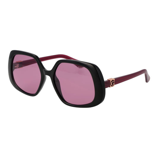 GUESS Black Women Sunglasses with Purple Lenses