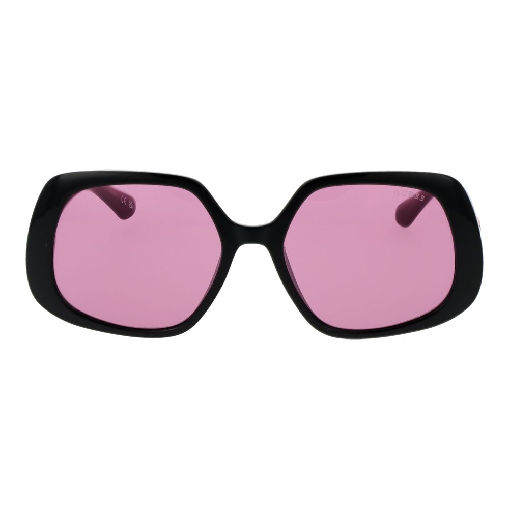 GUESS Black Women Sunglasses with Purple Lenses