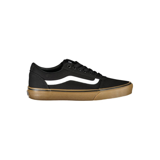 Vans Black Polyester Sneaker: Stylish Sports Footwear