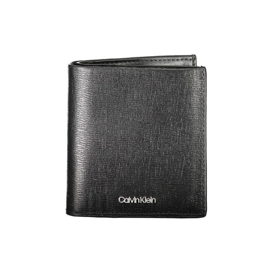 Calvin Klein Minimalist Black Leather Wallet for Men