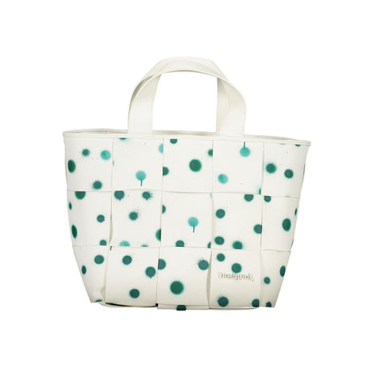 Desigual White Handbag - A Bold Statement of Style