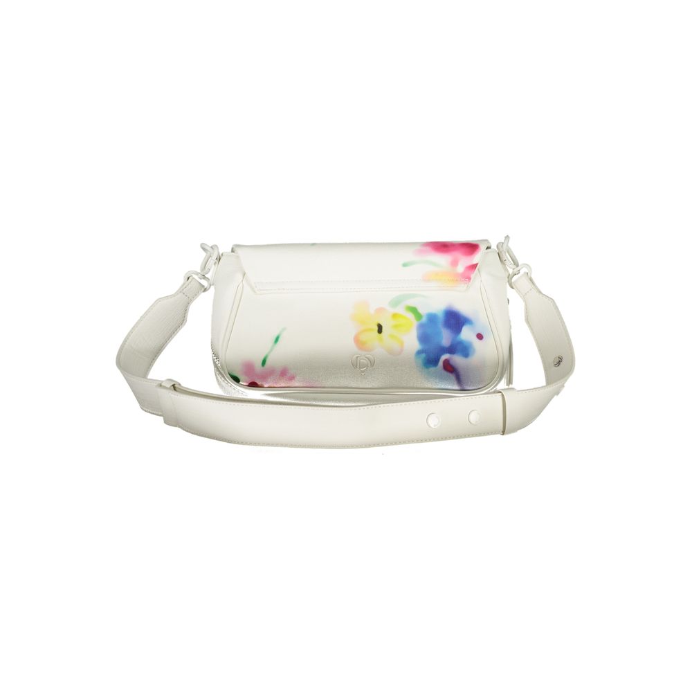 Desigual White Polyethylene Handbag - Chic Versatility for Everyday Style