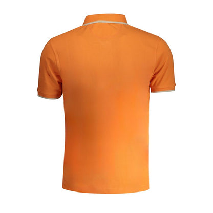 La Martina Orange Cotton Polo Shirt: A Fusion of Sport and Elegance