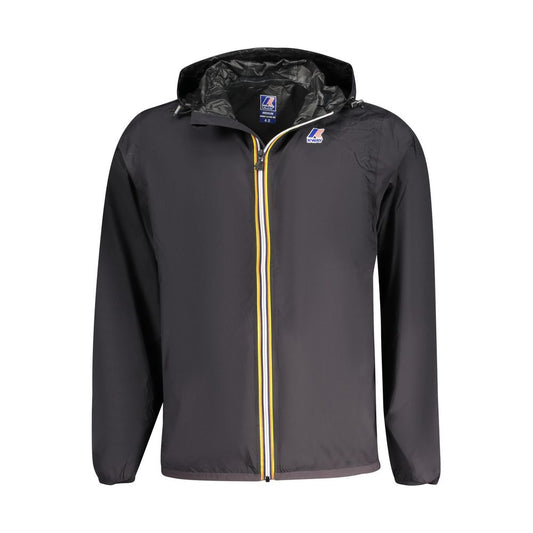 K-Way Black Polyamide Jacket: Ultimate Waterproof Protection