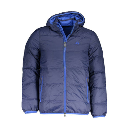 La Martina Blue Polyamide Men's Jacket