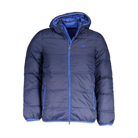 La Martina Blue Polyamide Men's Jacket