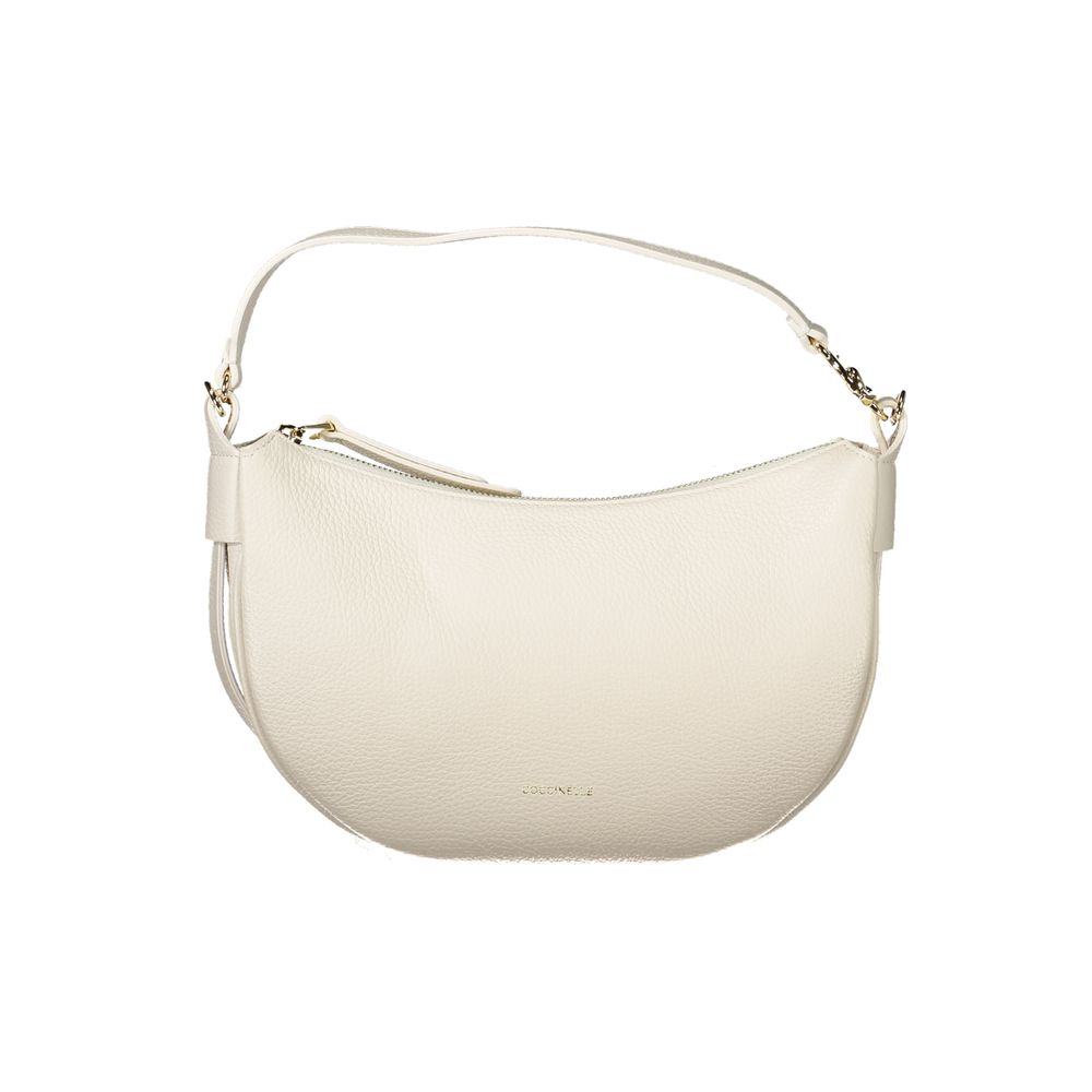 Coccinelle Malory White Leather Handbag
