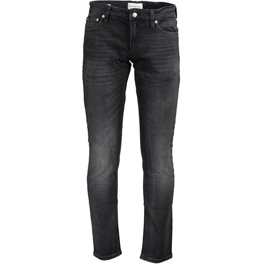Calvin Klein Black Cotton Jeans