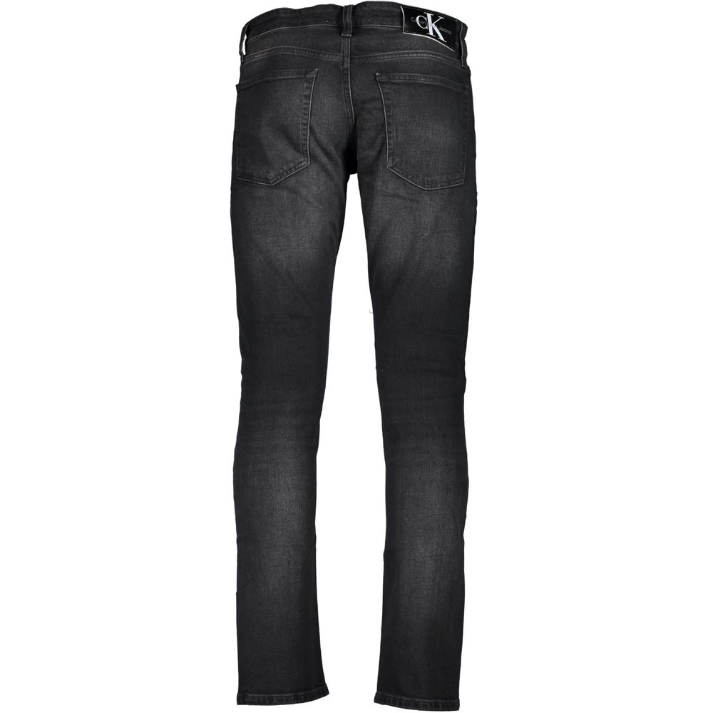 Calvin Klein Black Cotton Jeans
