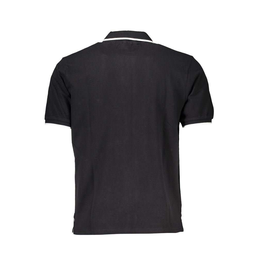 North Sails Black Cotton Polo Shirt - Versatile and Stylish Casualwear