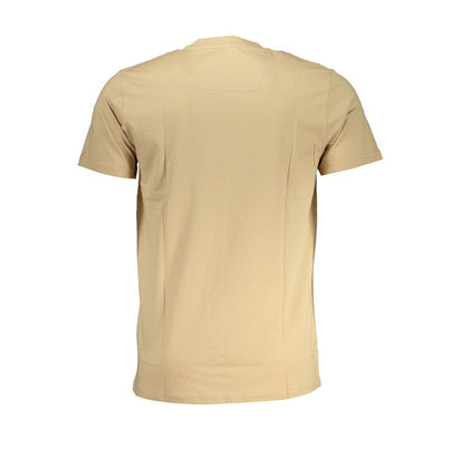 Cavalli Class Beige Cotton T-Shirt - Bold Street Chic