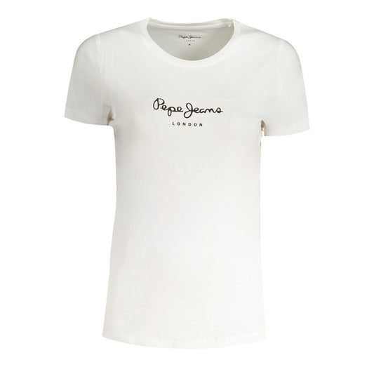 Pepe Jeans Sustainable Cotton White T-Shirt