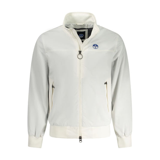 North Sails White Polyamide Jacket - Slim Fit Style