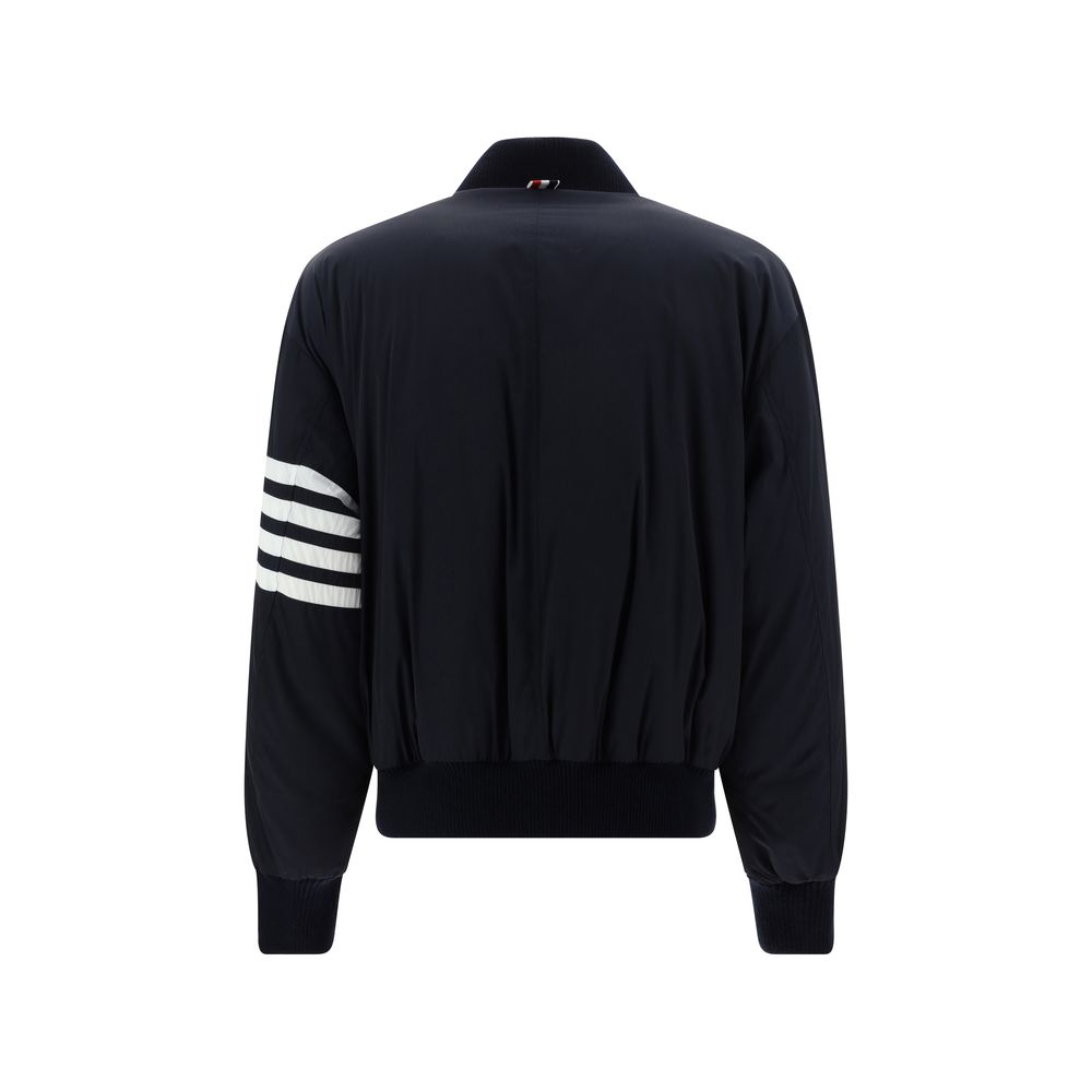 Thom Browne Bomber Jacket - Sporty-Elegance Redefined