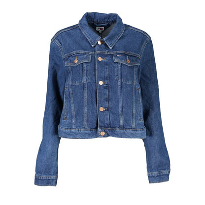 Tommy Hilfiger Blue Cotton Women's Jacket