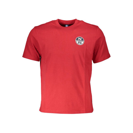 North Sails Red Cotton T-Shirt - Casual Performance Tee