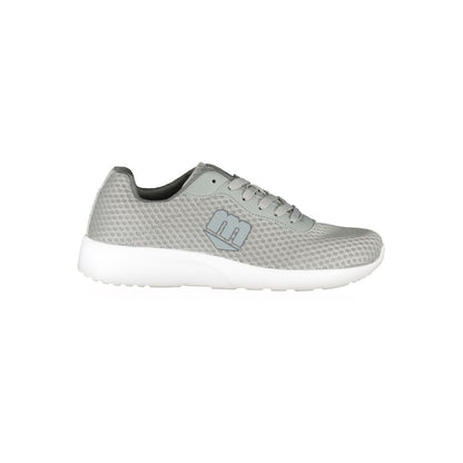 Mares Gray Polyester Sneaker - Stylish Athletic Footwear