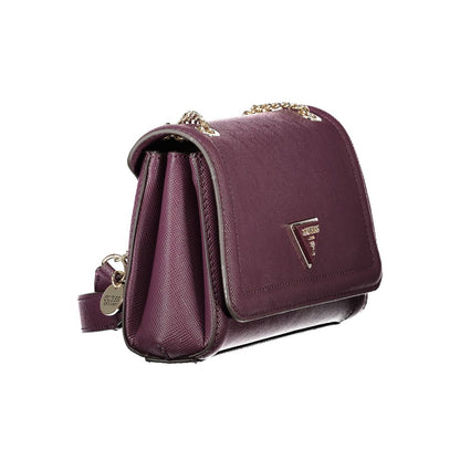 Guess Jeans Purple Polyethylene Women Handbag - Noelle Bag